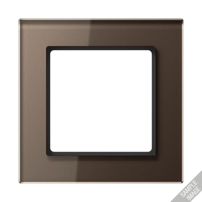 JUNG A creation Стекло Мокка Рамка 5-ая AC585GLMO