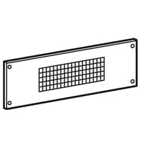 Legrand XL3 800 Панель вентиляц. лицевая, высота 200мм с винтами 24 мод. 020949 — миниатюра 2