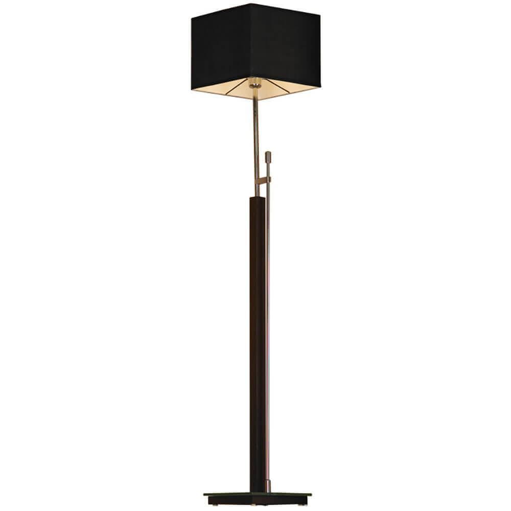 Lussole S.R.L Металл Хром / венге Ткань Торшер E27 60W LSF-2575-01 — миниатюра 1