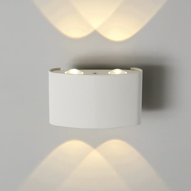 Elektrostandard 1555 TECHNO LED / Светильник садово-парковый со светодиодами TWINKY DOUBLE белый a038419