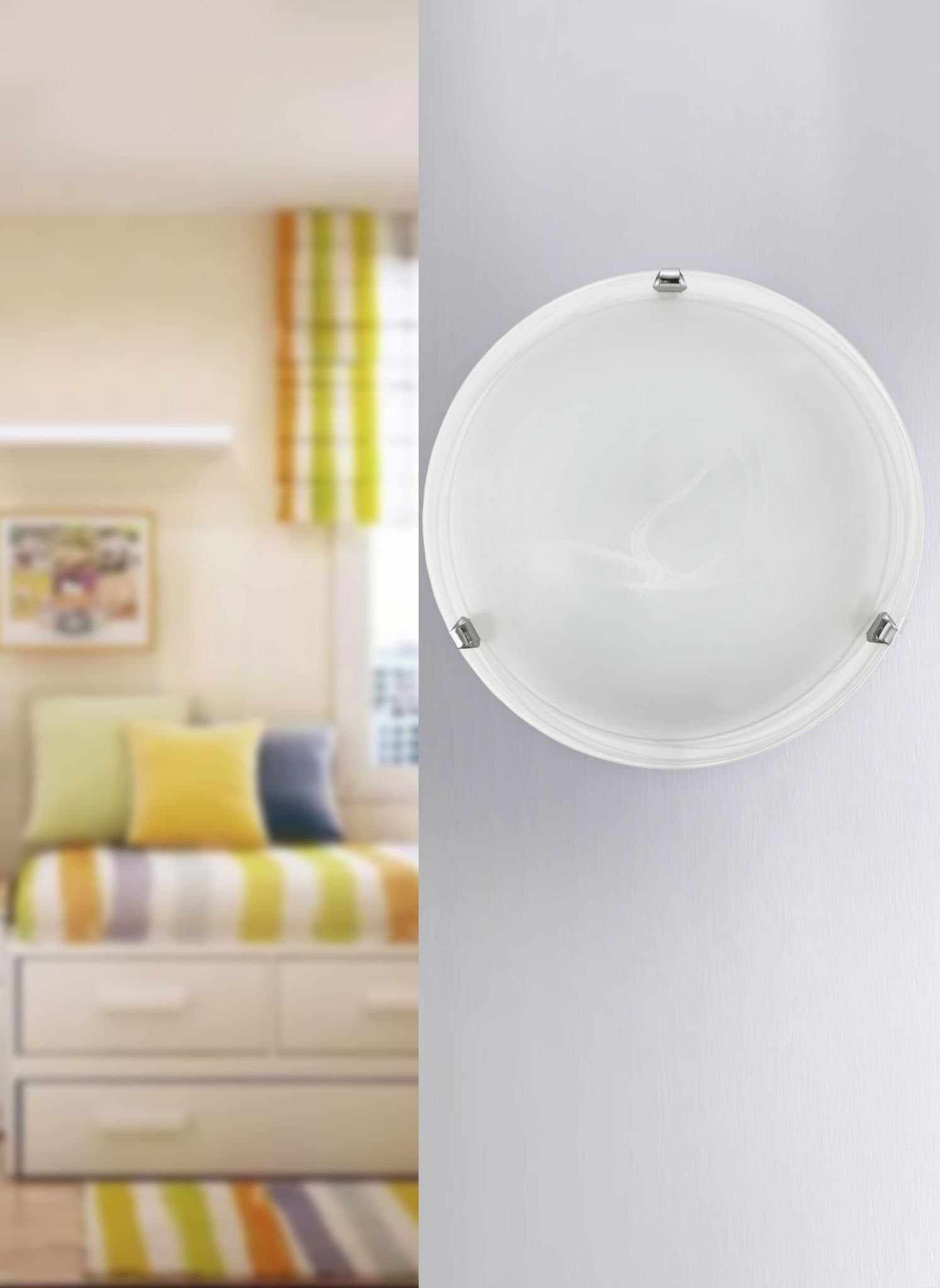 Eglo Светильник настенно-потолочный SALOME, 2X60W (E27), IP20 7184 — миниатюра 2
