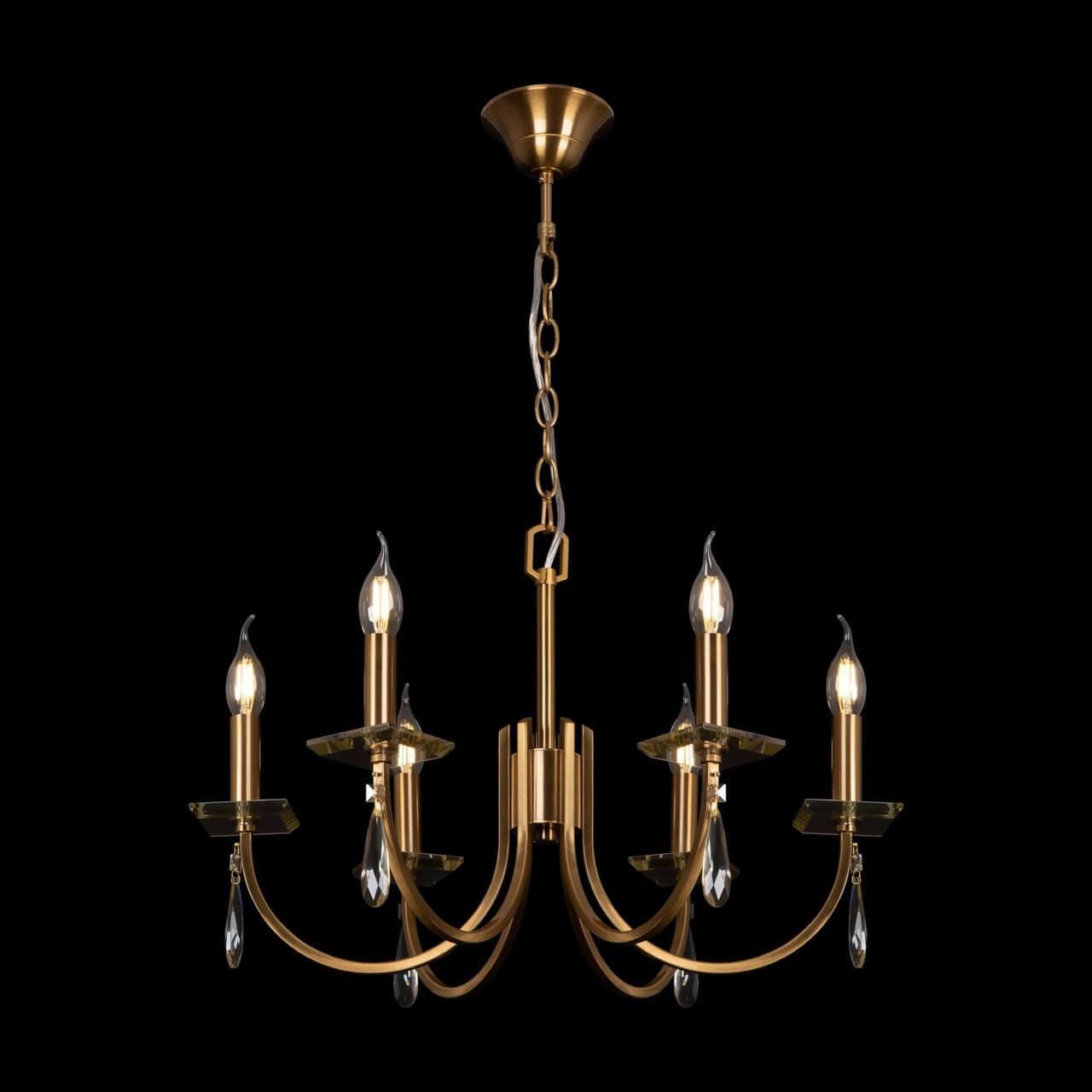 Freya Crystal Золото Люстра FR1006PL-06G — миниатюра 4