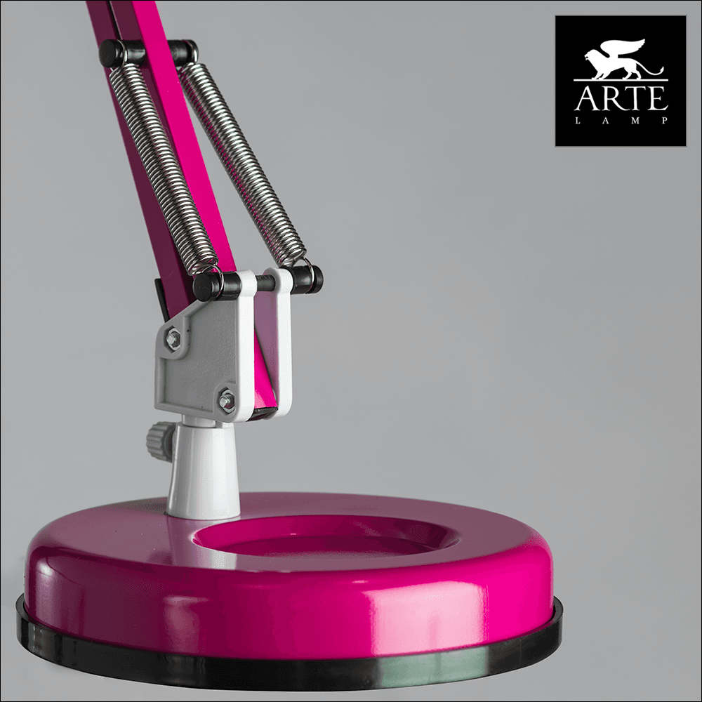 Arte Lamp Junior Фуксия Лампа настольная офисная 40W E27 A1330LT-1MG — миниатюра 3