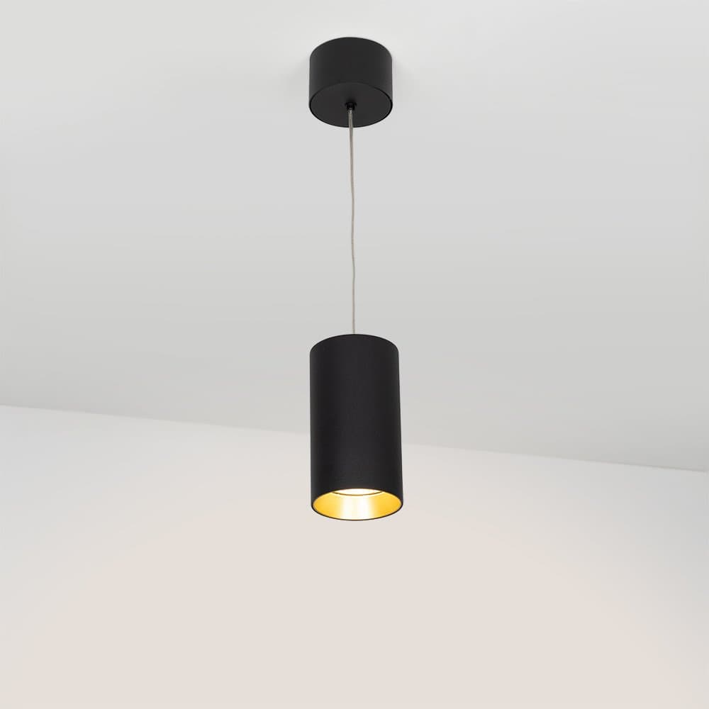 Arlight Светильник подвесной SP-POLO-R85-2-15W Warm White 40deg (Black, Gold Ring) (IP20 Металл, 3 года) 022960 — миниатюра 8