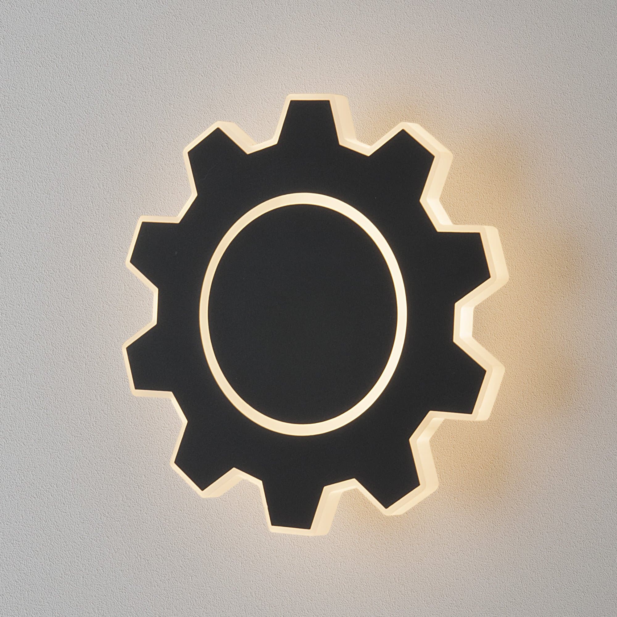 Elektrostandard MRL LED 1095 / Светильник настенный светодиодный Gear M LED черный a040751
