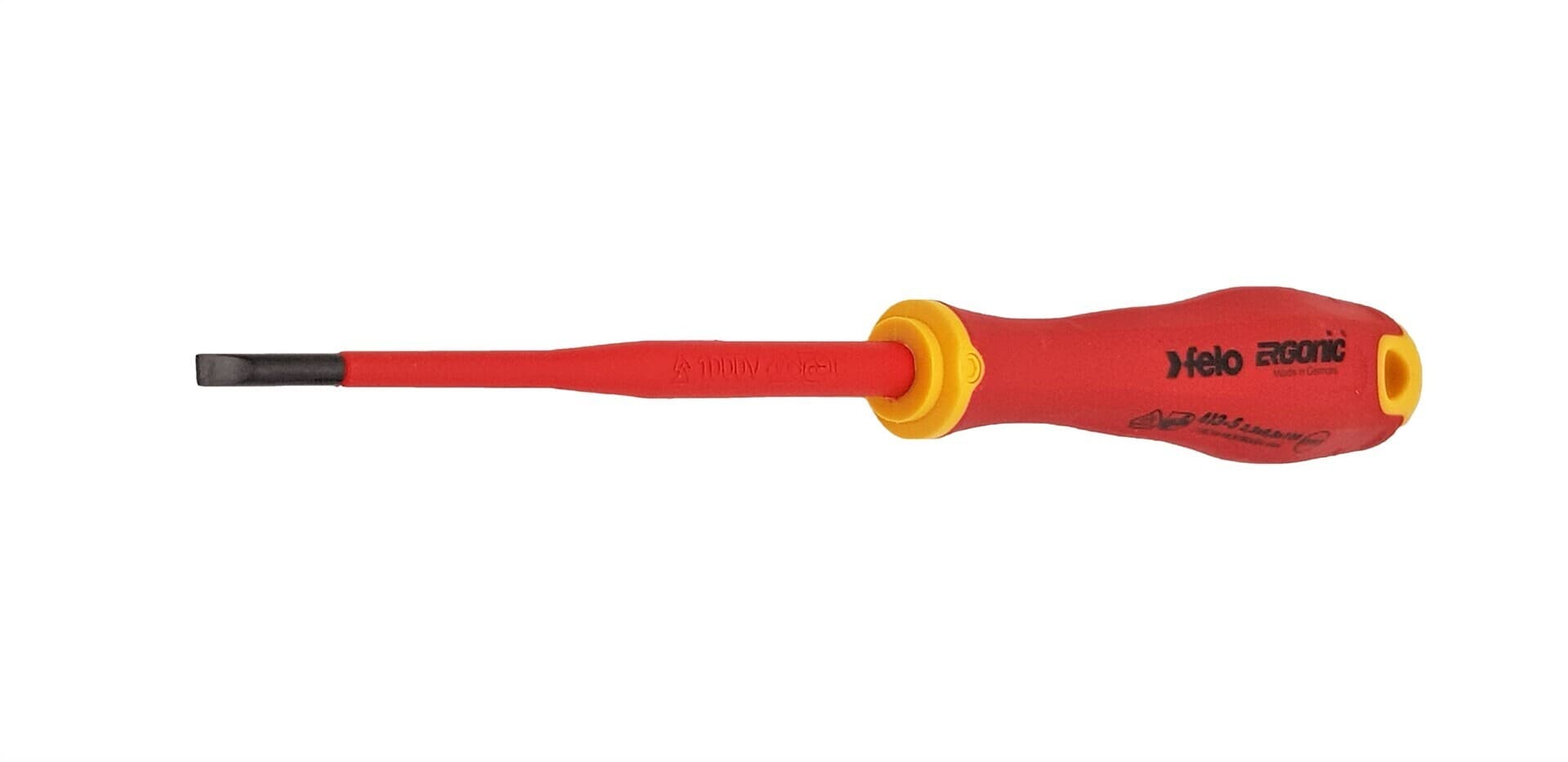 Felo Отвертка диэлектрическая SL 3,5х0,8 E-Slim Ergonic 41393890