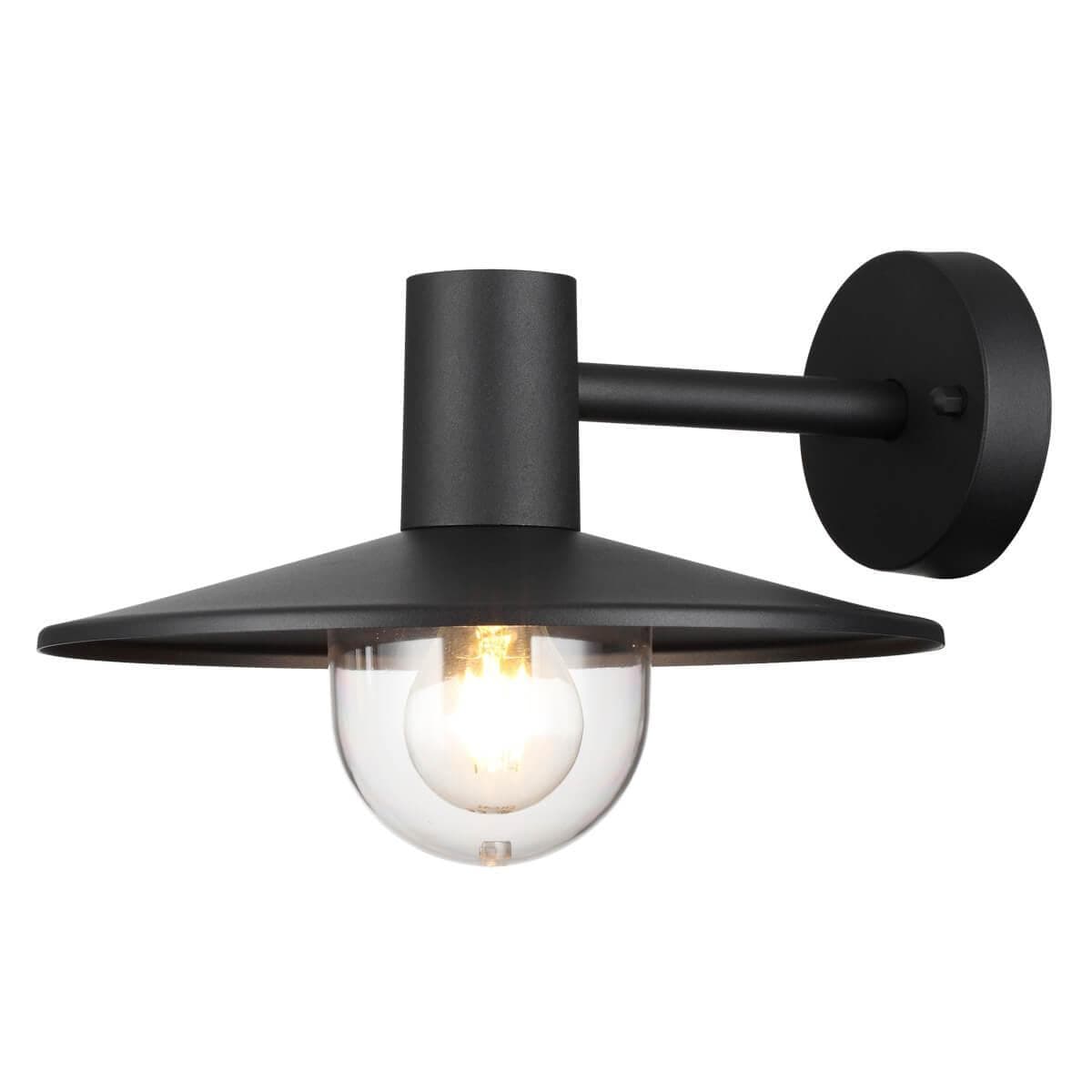 Odeon Light 4833/1W NATURE ODL21 565 черный/стекло Ландшафтный настенный светильник E27 1*40W IP44 FURCADIA — миниатюра 1