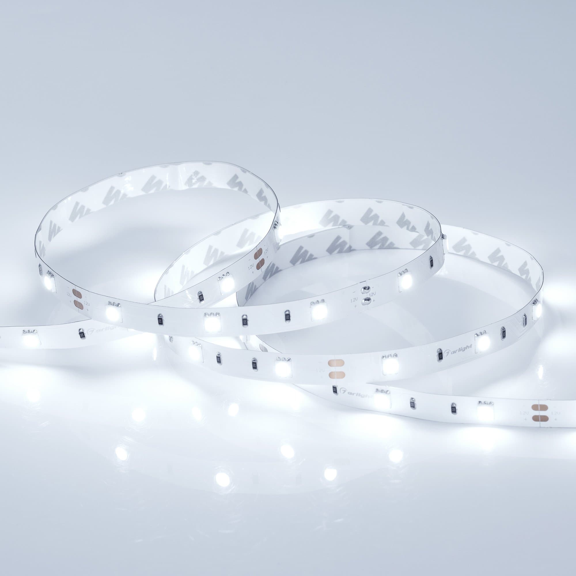 Arlight Светодиодная лента RT 2-5000 12V Cool 8K (5060, 150 LED, LUX) (7.2 Вт/м, IP20) 016890 — миниатюра 4