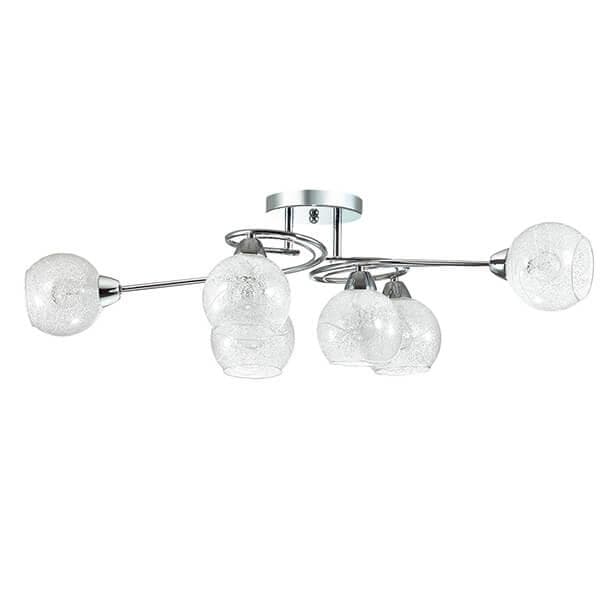 Lumion 3063/6C LN16 113 хром/стекло Люстра потолочная E14 6*60W 220V NEVETTE — миниатюра 2