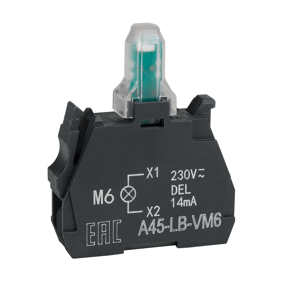 КЭАЗ Световой блок OptiSignal D22 A45-LB-VM6 синий 230-240VAC ZBVM6