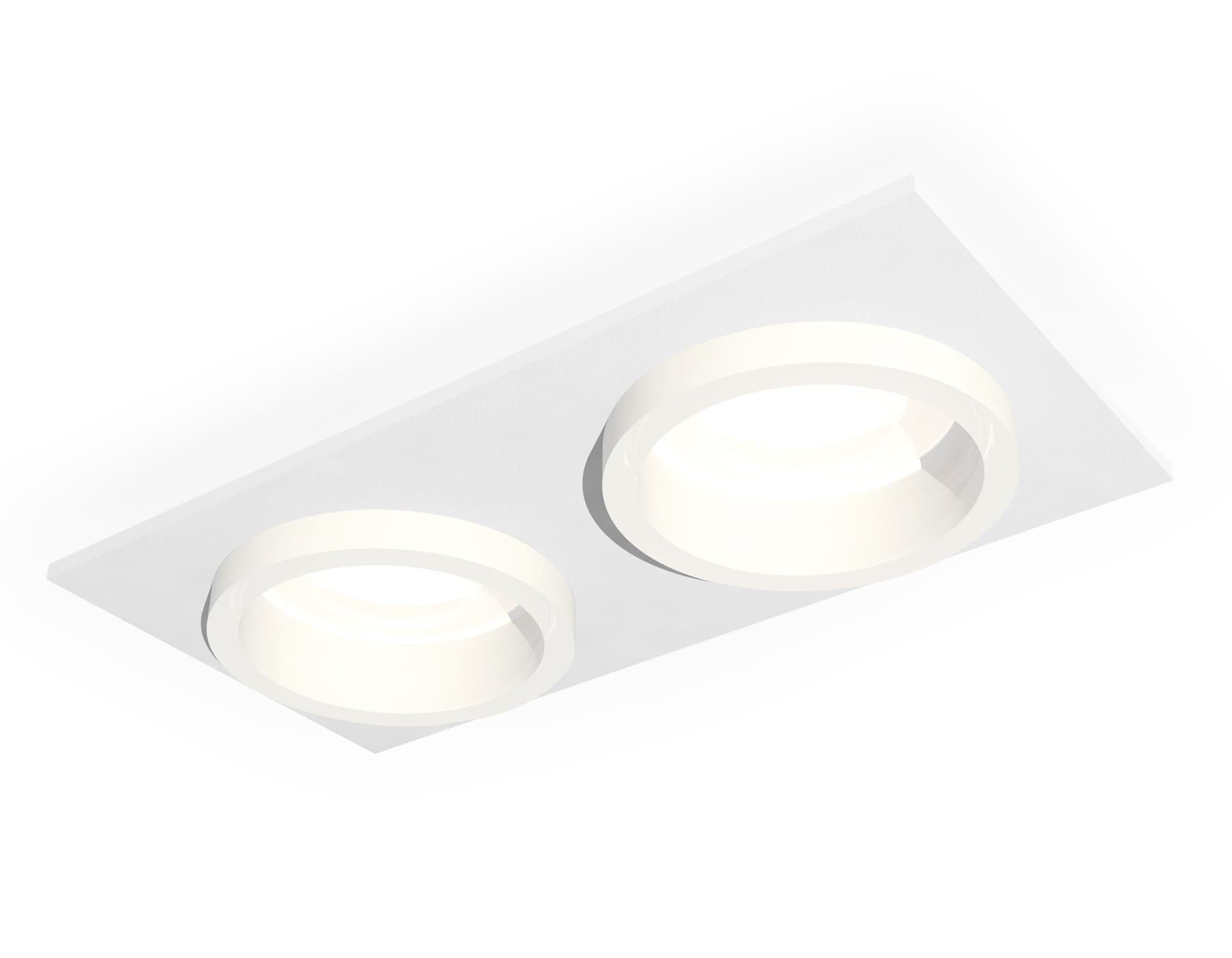 Ambrella Комплект встраиваемого светильника с акрилом XC6525064 SWH/FR белый песок/белый матовый MR16 GU5.3 (C6525, N6245)