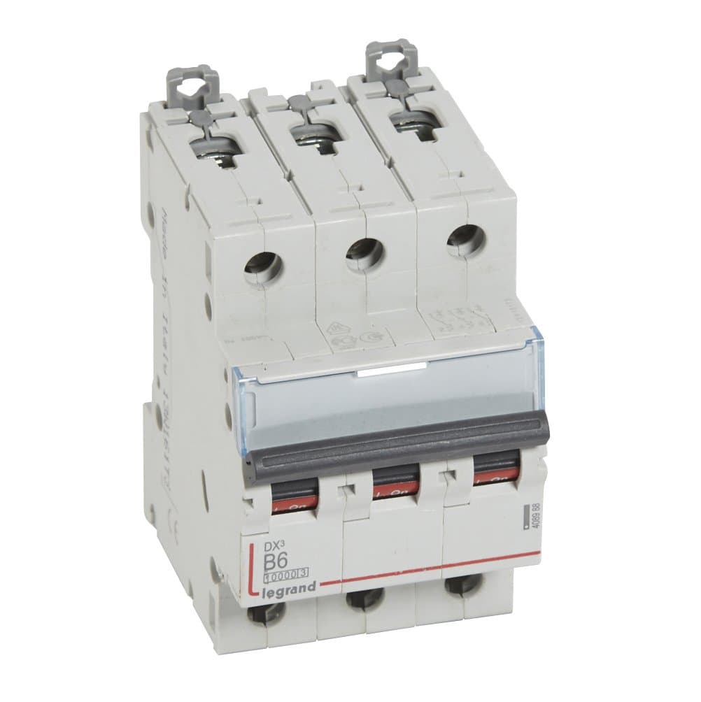 Legrand DX3 Автоматический выключатель 3P 6A (B) 10kA/16kA 408988 — миниатюра 3