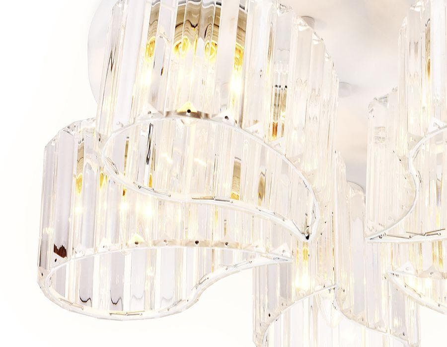 Ambrella Потолочный светильник TR5201/5 WH/CL белый/прозрачный E27/5 max 40W D500*180 — миниатюра 2