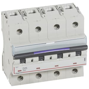 Legrand DX3 Автоматический выключатель 50кА 25А 4P D 410228 — миниатюра 2