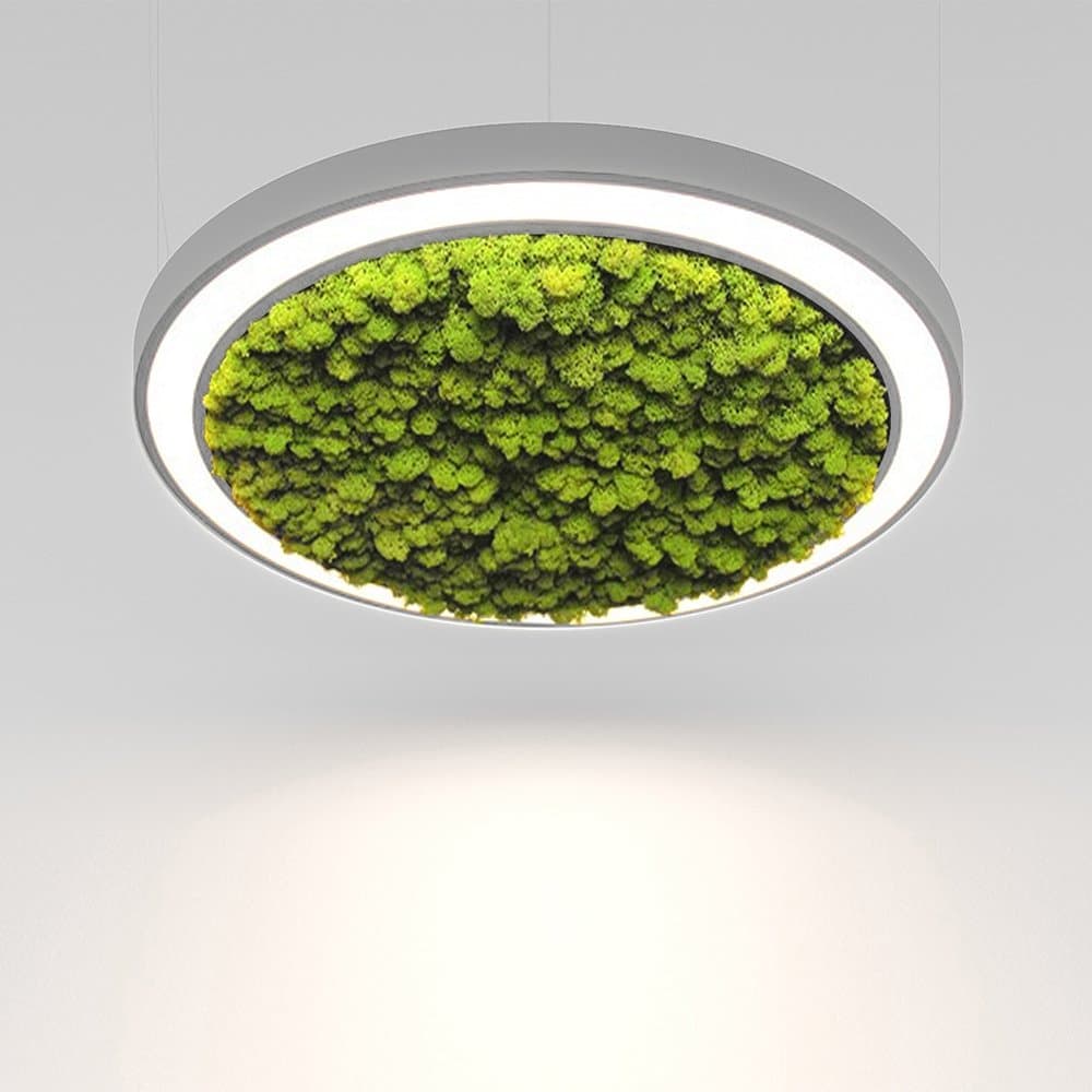 RINGI 50 MOSS S 27W 4000K Ra80 220V IP20 / Светильник LED, 620мм (подвесной) (Briaton) СЕРЫЙ 006S-27W4K-620GR