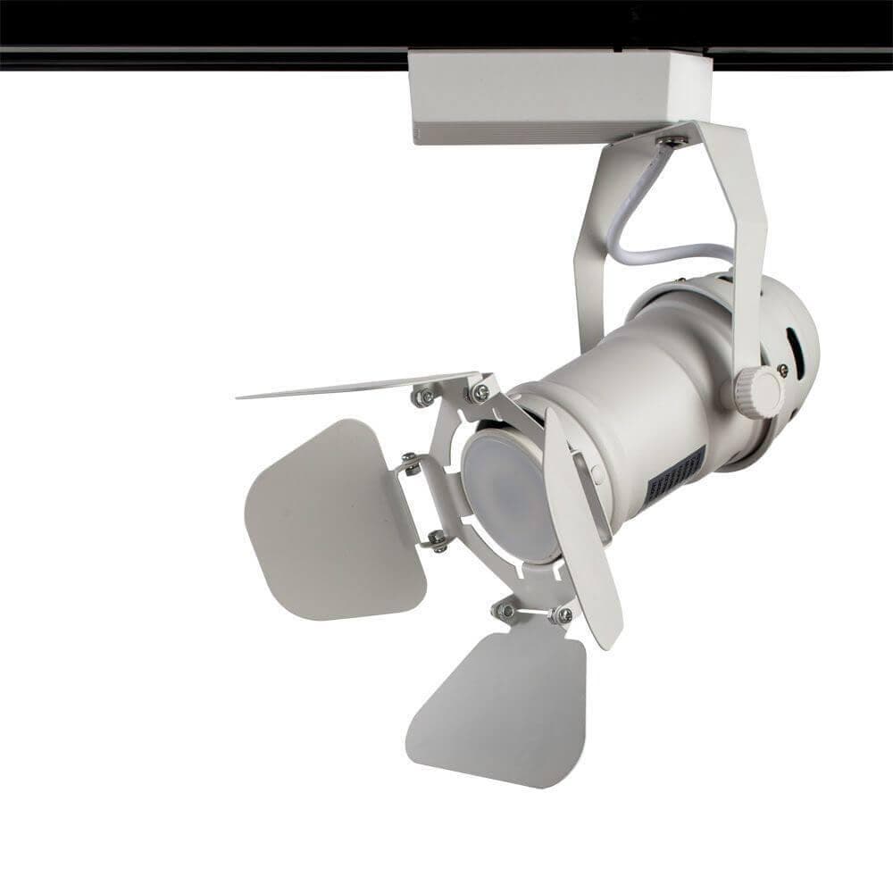 Arte Lamp Track Lights Белый Светильник трековый 1x50W 1xGU10 A5319PL-1WH — миниатюра 1