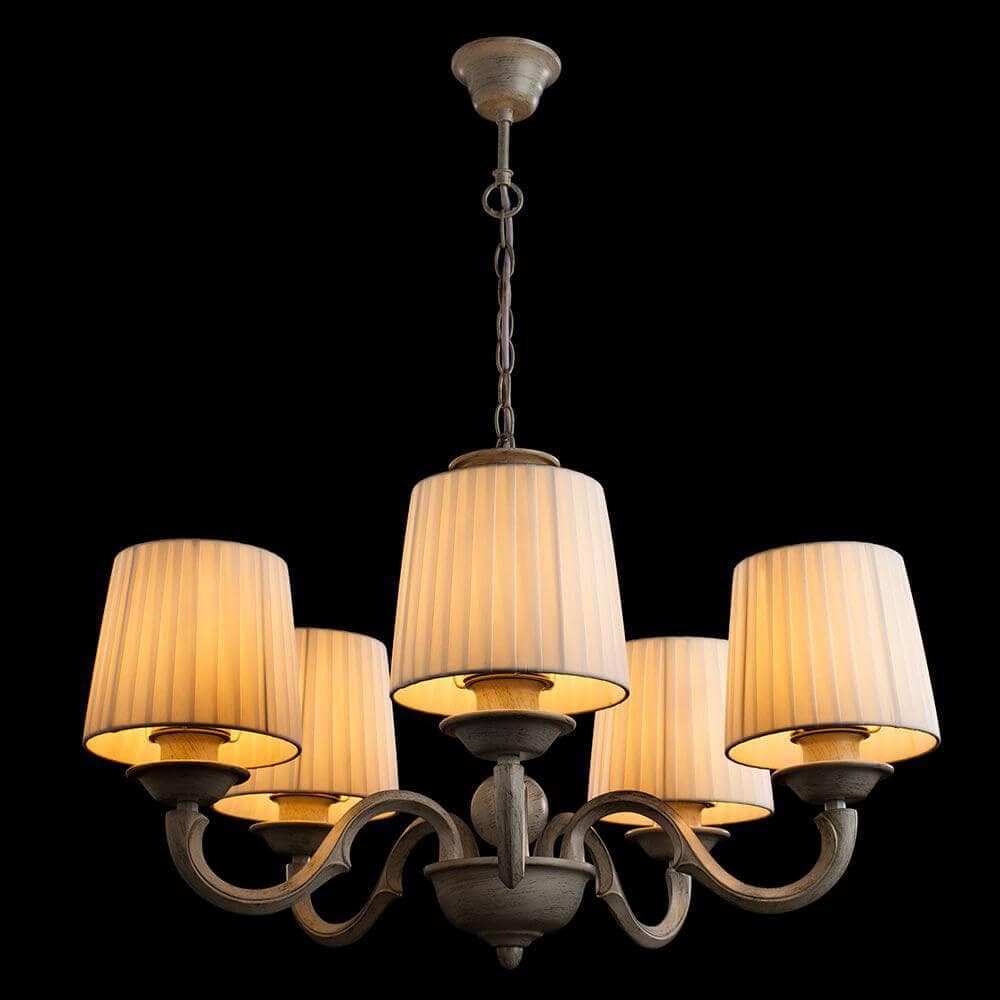 Arte Lamp Alba Белая Люстра 40W E27 A9395LM-5WG — миниатюра 5