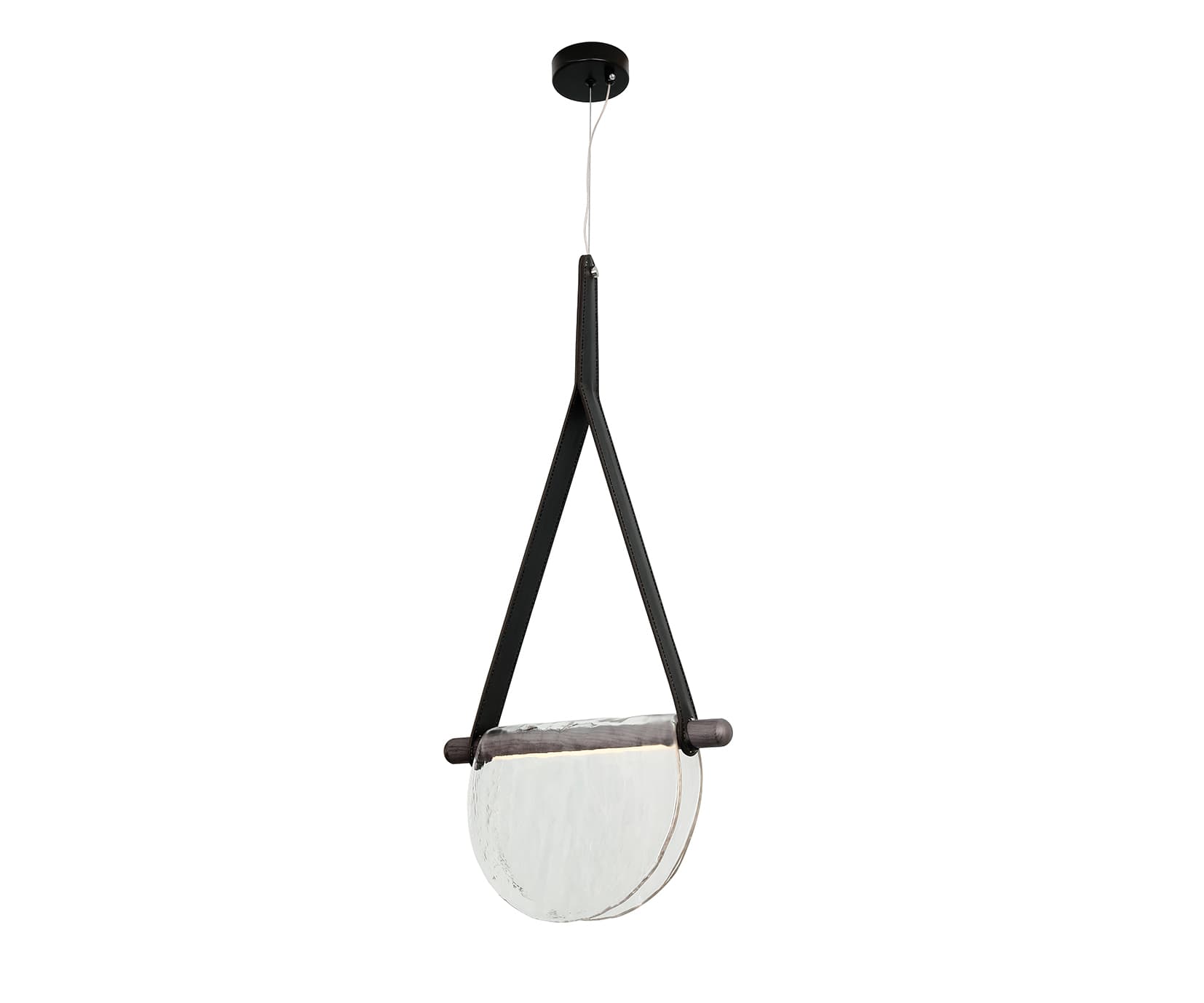 Kink Light 07687-30,19(21) Подвес Тэрро черный (плафон прозрачный) w37*5 h120 Led 8W (4000K)
