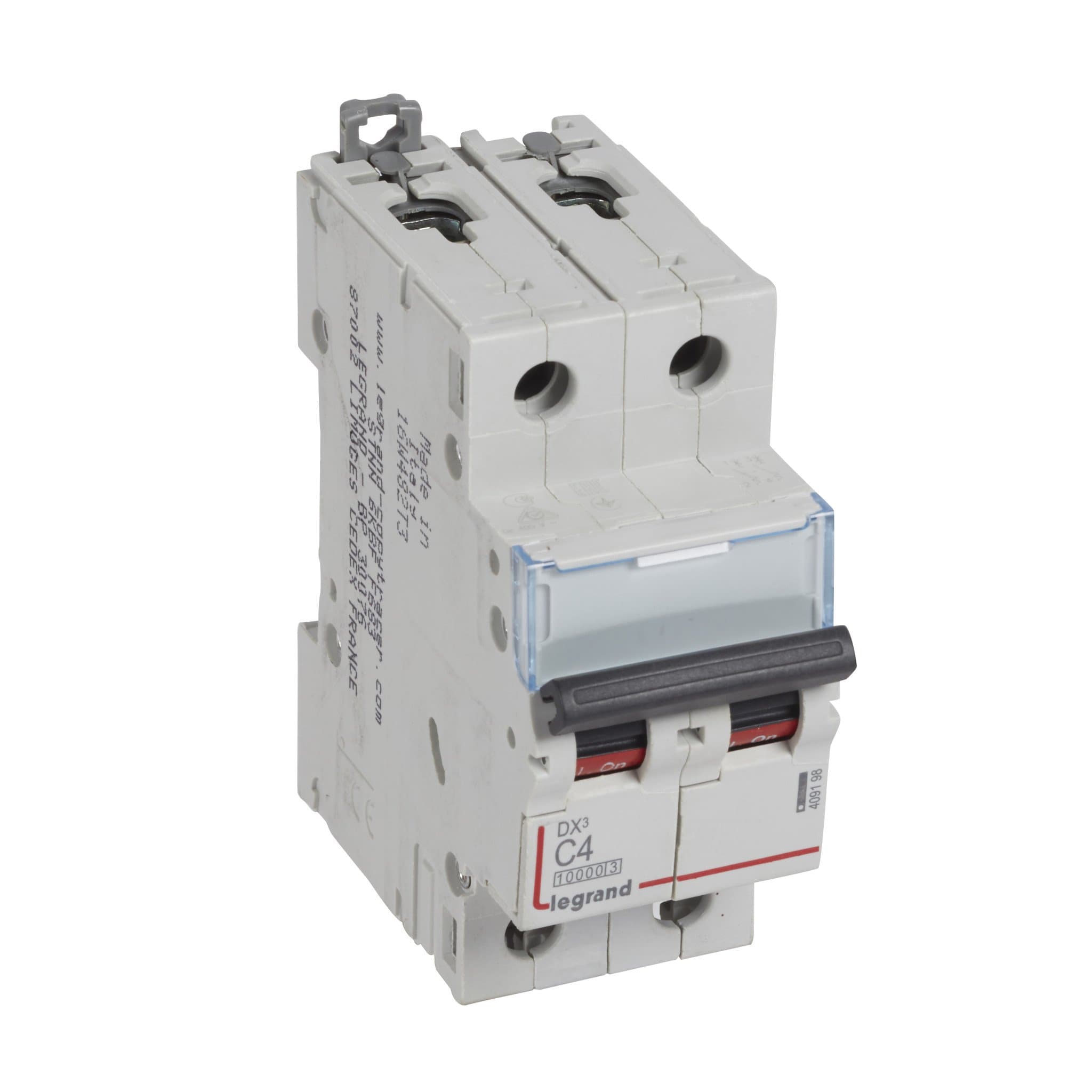 Legrand DX3 Автоматический выключатель 2P 4A (С) 10kA/16kA 409198 — миниатюра 1