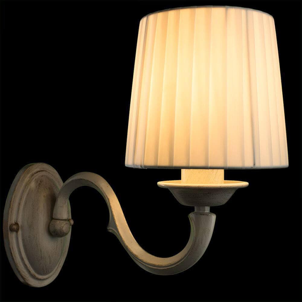 Arte Lamp Alba Белый Бра 40W E27 A9395AP-1WG — миниатюра 5