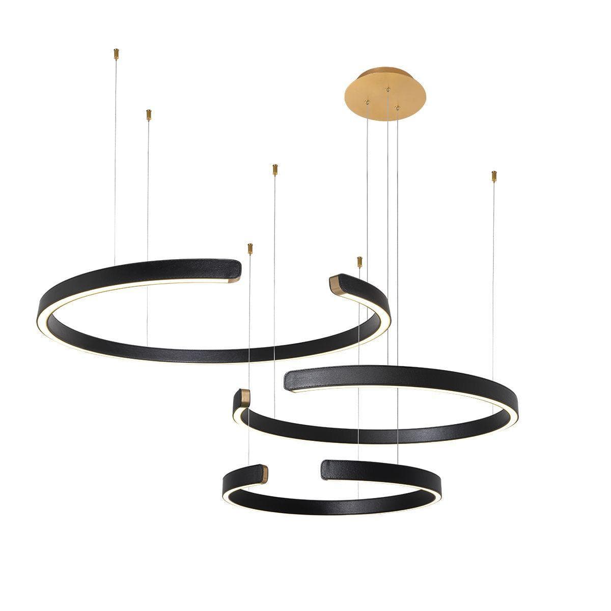 LOFT IT 10025/3 Black Светильник подвесной Ring, шт