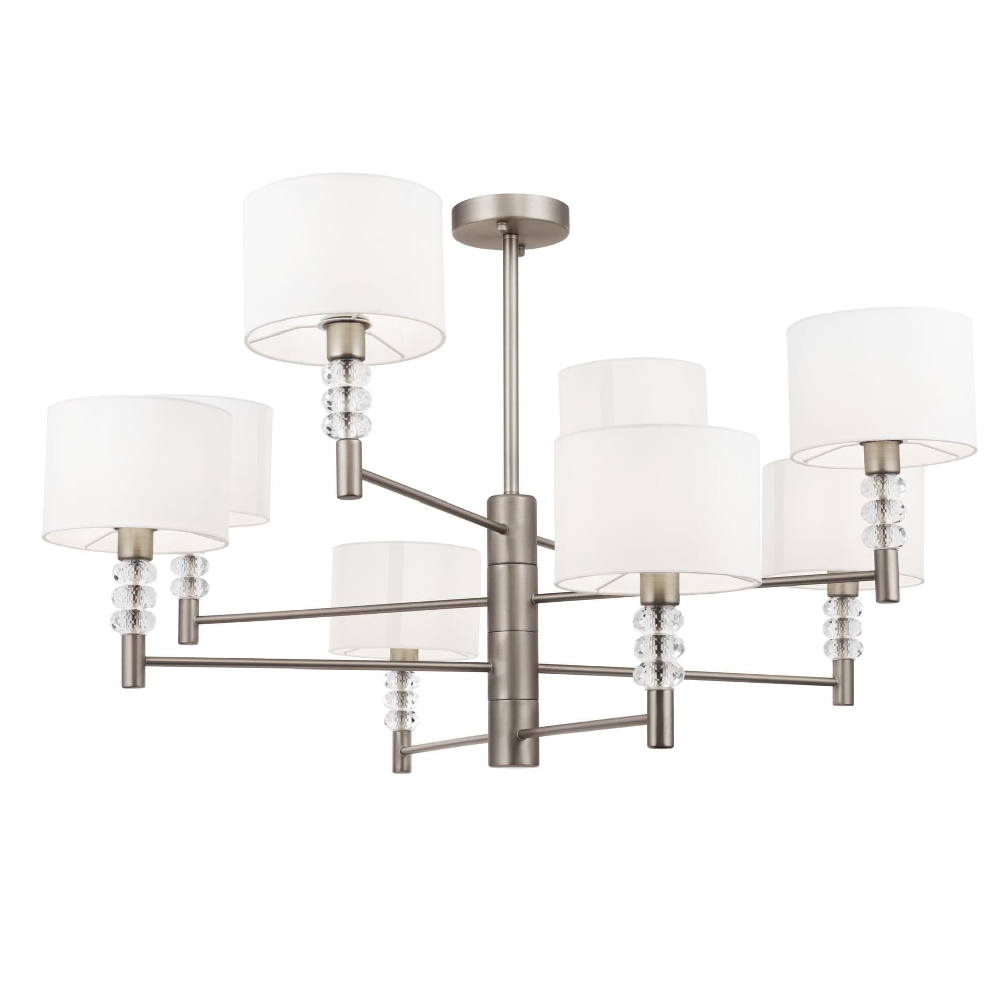Maytoni Modern Lincoln Никель Люстра 8xE14 40W MOD527PL-08N — миниатюра 4