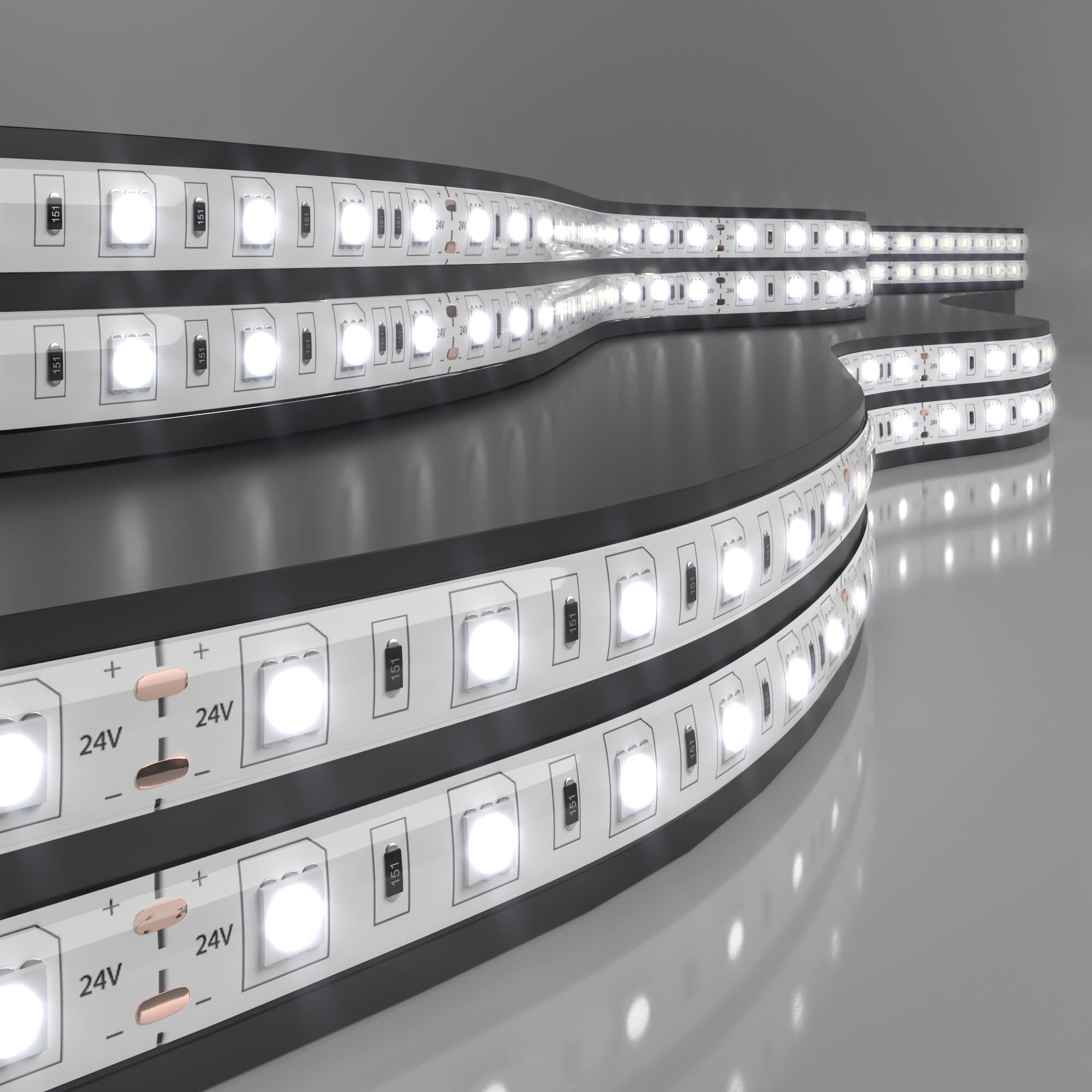 Elektrostandard 5050 24V 60Led 14,4W IP65 / Лента светодиодная 60Led 14,4W IP65 4200K дневной белый a052969