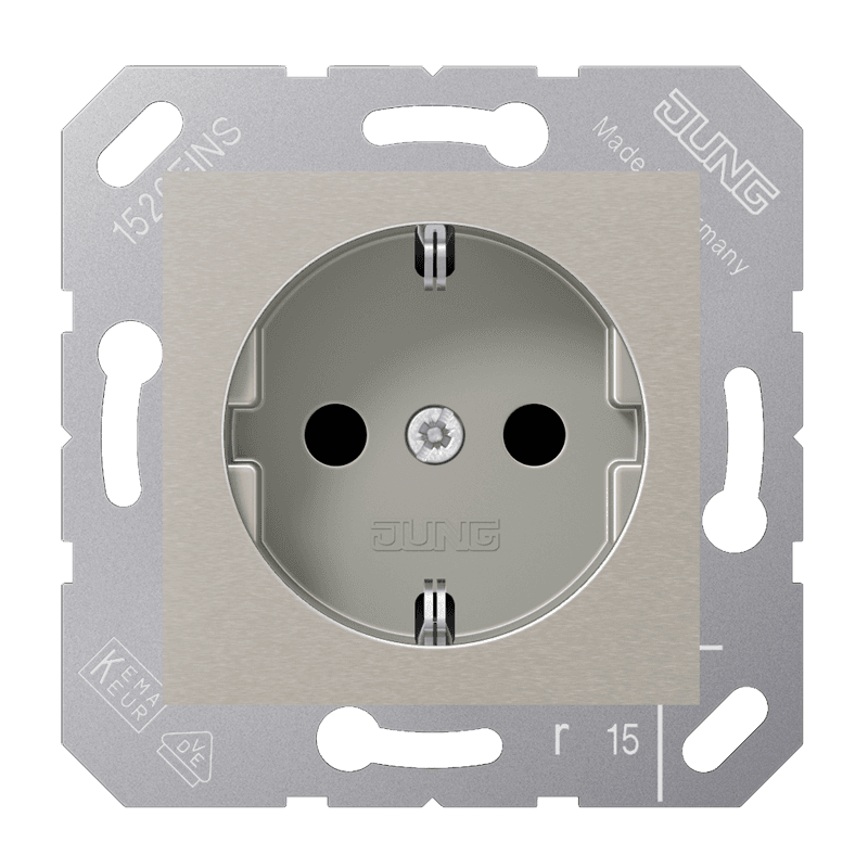 JUNG Розетка для откидной крышки 10A 250V/16A 250V CD5120BFPG