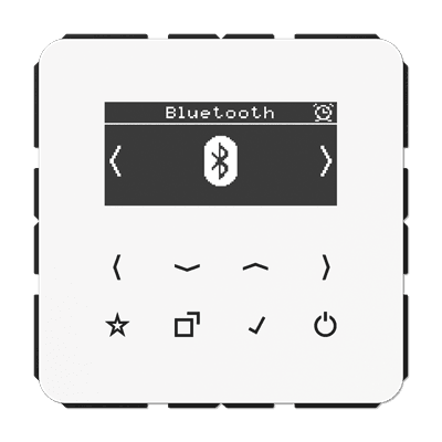 JUNG Цифровое радио DAB + с поддержкой Bluetooth, белый DABCDBTWW