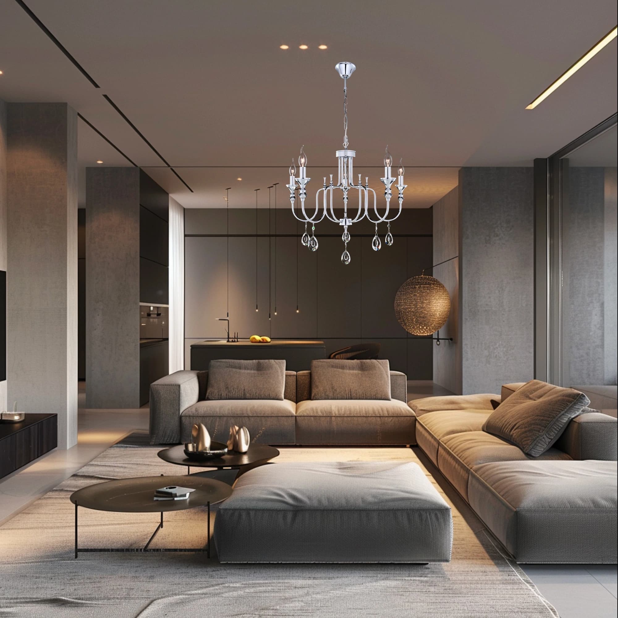 Citilux CL437151 Рига Хром Светильник Люстра — миниатюра 13