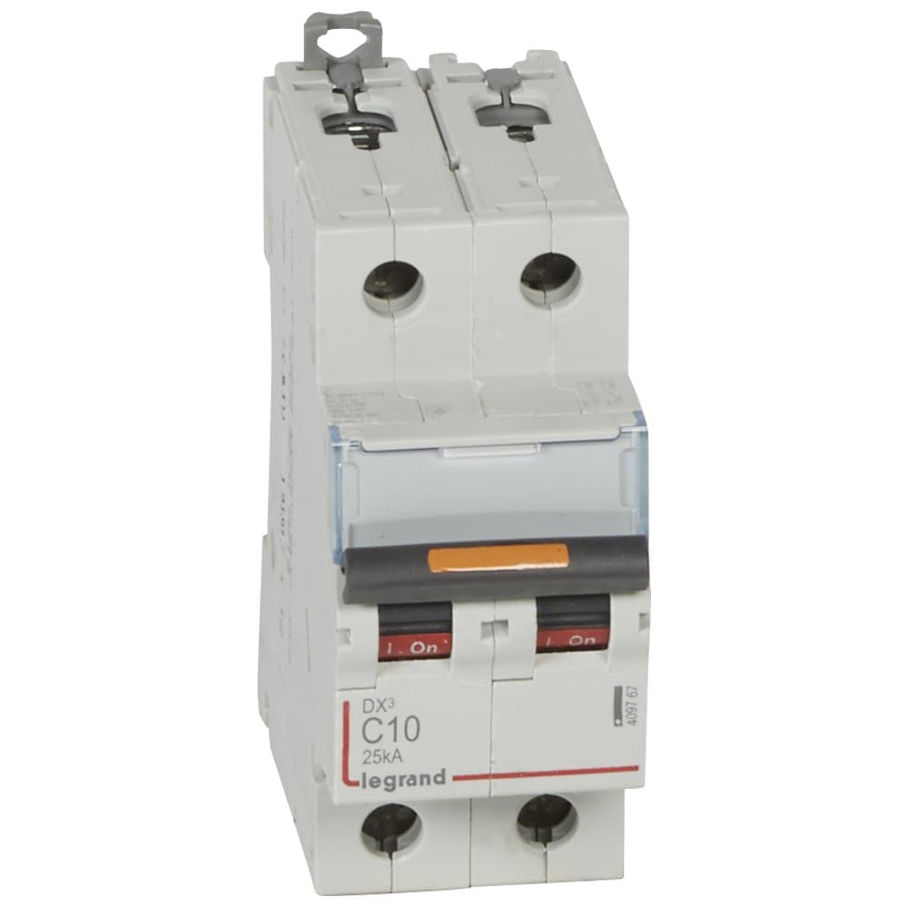 Legrand DX3 Автоматический выключатель 2P 10A (С) 25кА 409767 — миниатюра 1