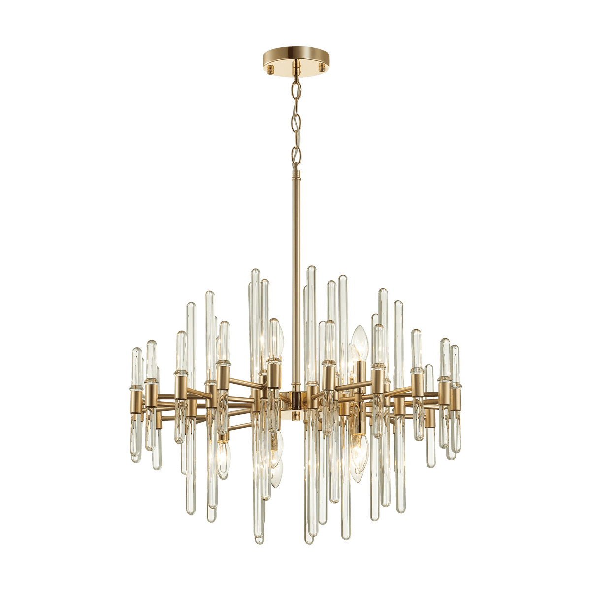 Odeon Light 4988/10 HALL ODL22 387 золотой/стекло Люстра E14 10*40W STIKA — миниатюра 2