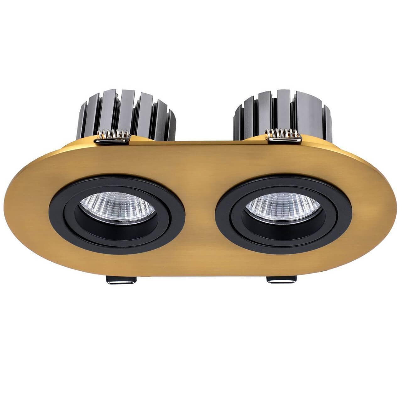 Favourite 2789-2C Retro Cветильник врезной L200*W120*H70, 2*LED*7W, 1120LM, 4000K, included