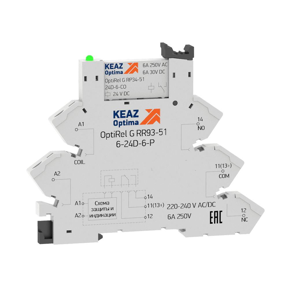 КЭАЗ Релейный модуль OptiRel G RM38-61-6D-6-P-CO