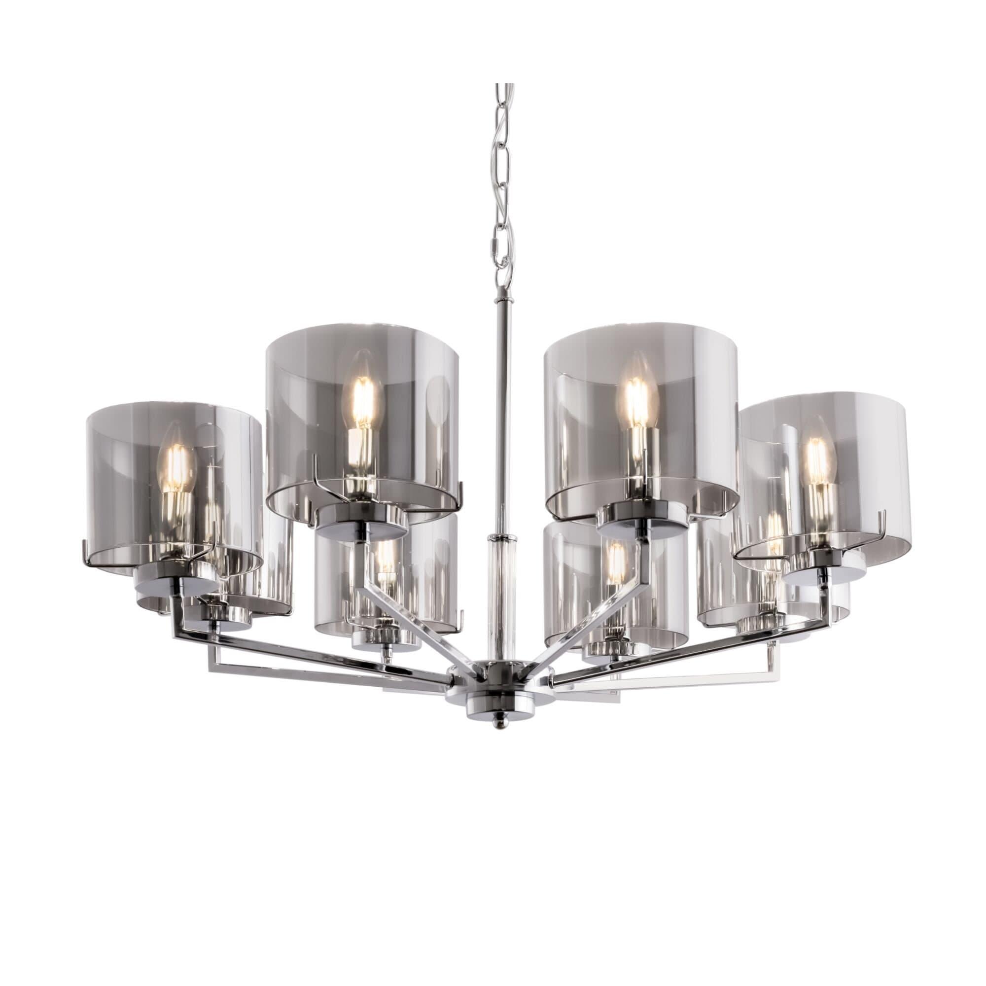 Freya Modern Karen Хром Люстра FR5096PL-08CH — миниатюра 5