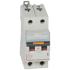 Legrand DX3 Автоматический выключатель 2P 10A (С) 25кА 409767 — миниатюра 2