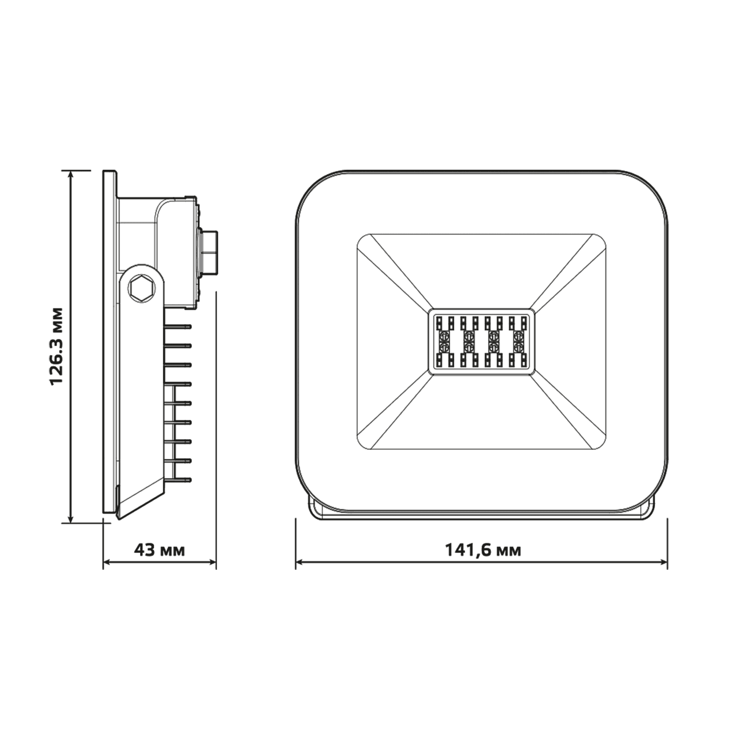 Gauss Прожектор Smart Home 20W 1400lm 3000-6500K 200-240V IP65 черный RGBW изм.цв.темп. диммирование LED 1/20 3560132 — миниатюра 2
