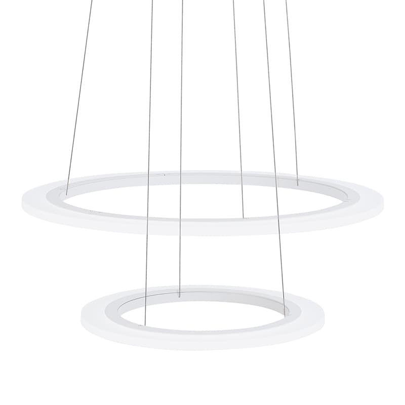 Eglo Подвес LED PENAFORTE с димм., 42,5W(LED), Ø600, H1500, алюминий, белый/акрил, белый 39273 — миниатюра 3