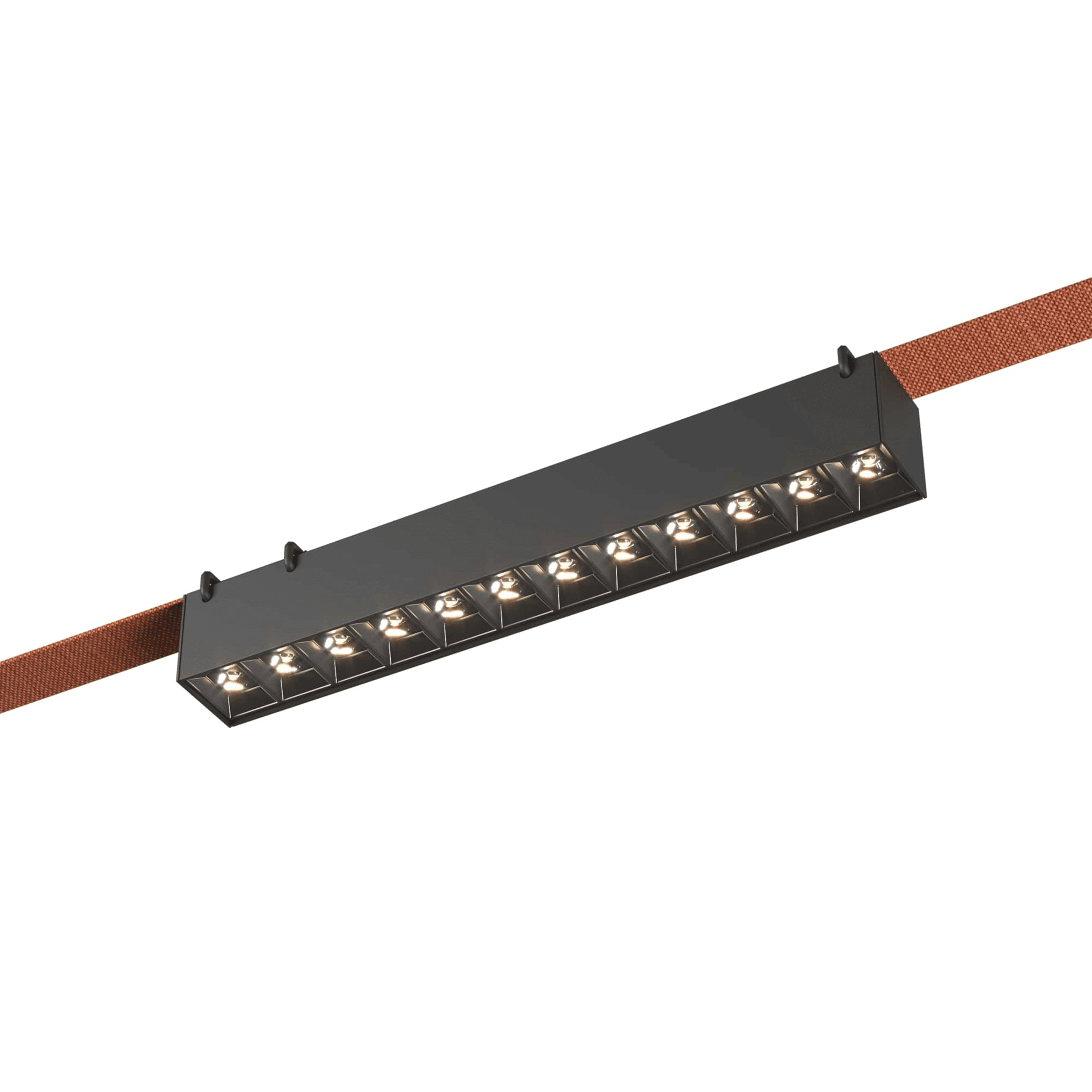ST Luce ST455.436.12 Св-к трек. Черный LED 1*12W 3000K 1 050Lm Ra90 24/40 IP20 L323xW40xH45 48V