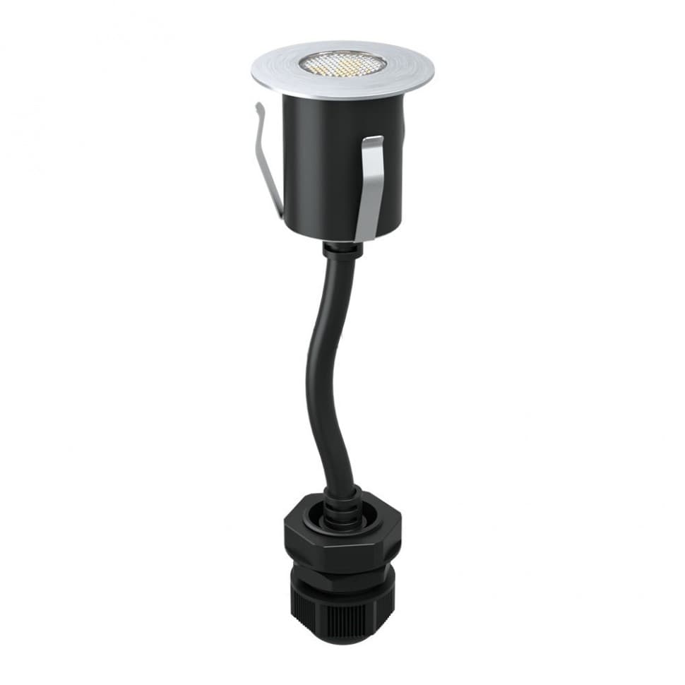 Eglo 98182 Ландшафтный светодиодный встраиваемый светильник TRONTO, 1W(LED), 65lm, IP67, 45, ET50, нержавеющая сталь