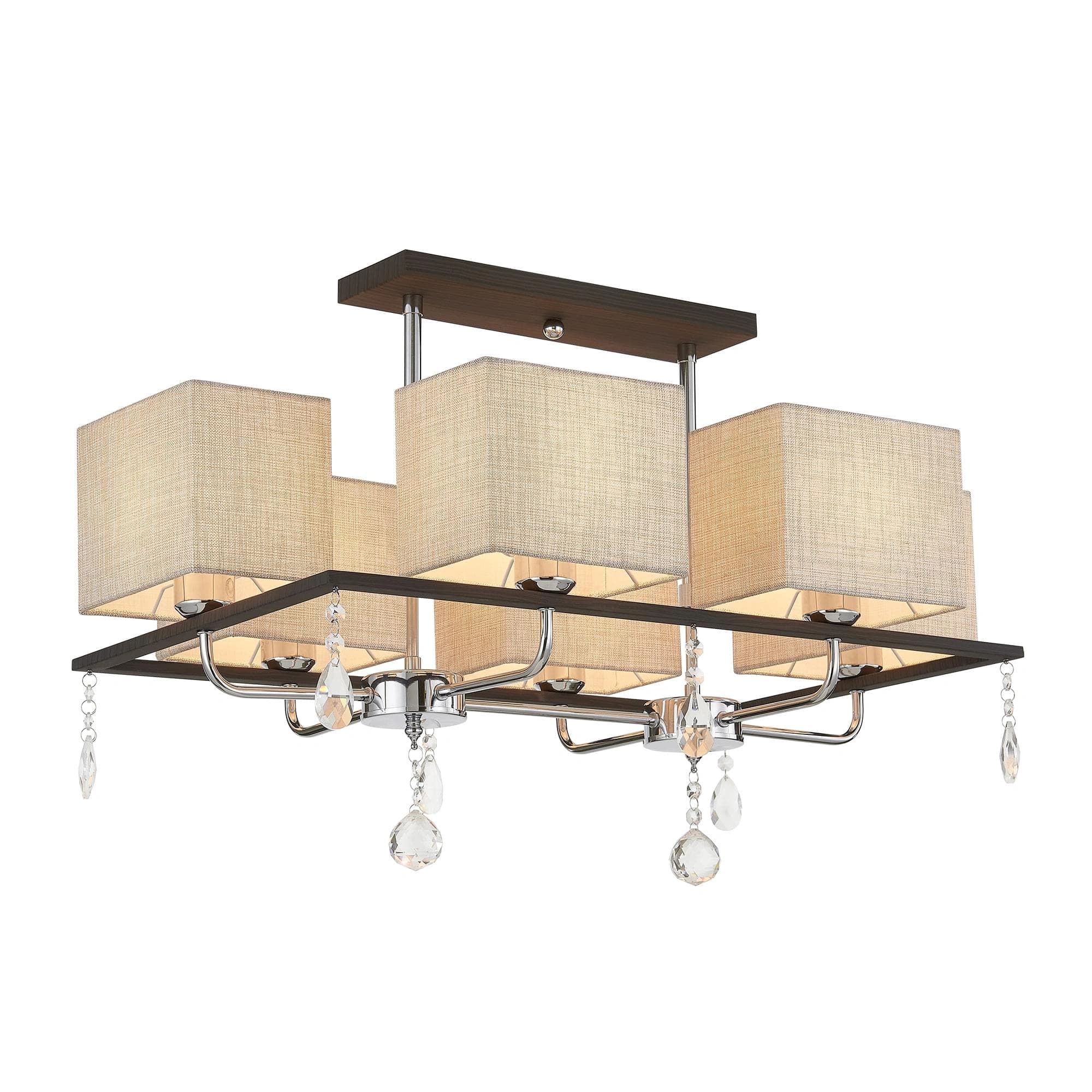 Citilux CL461161 Дуглас Венге+Хром Люстра — миниатюра 1