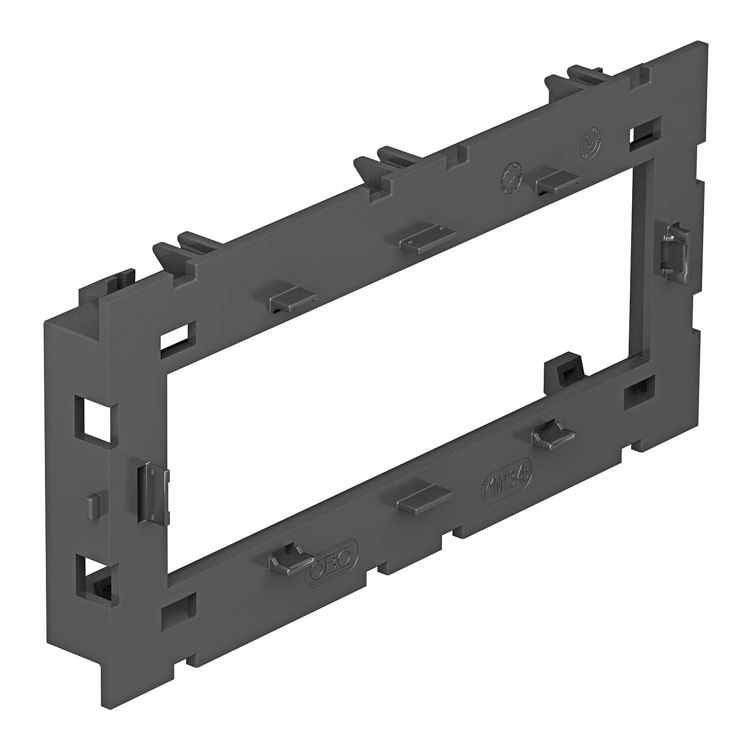 OBO Bettermann Монтажная рамка Modul45 71MT3 45-2, полиамид, серый 6288574