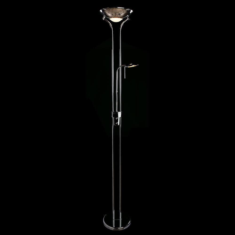 Arte Lamp Duetto Хром Торшер 230W/33W R7S-118MM/G9 1x2300,1x330lm A4329PN-2CC — миниатюра 5