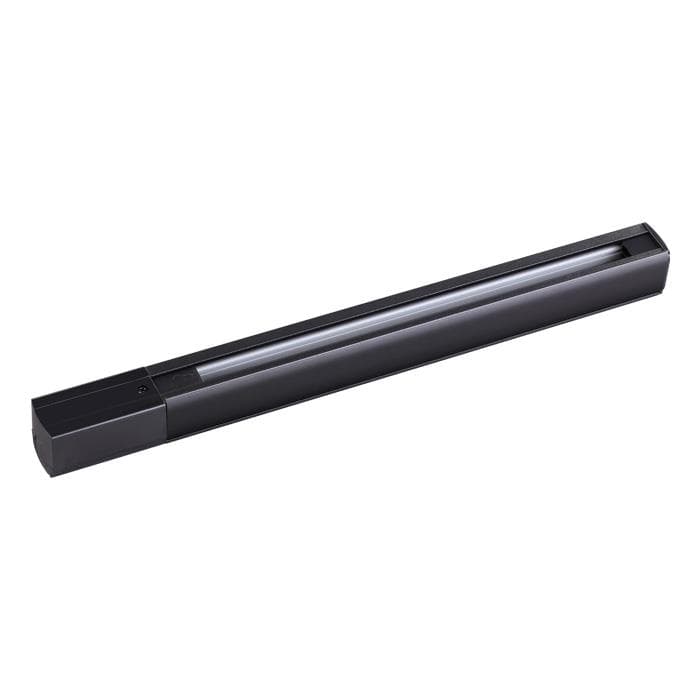 Novotech 135037 NT19 012 черный Трехфазный (четырехжильный) шинопровод 1м с токопроводом (адаптером) и заглуш