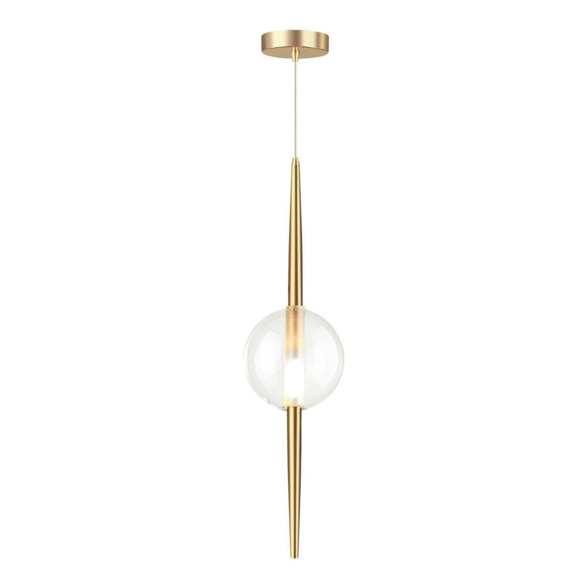 Odeon Light 4981/1 PENDANT ODL22 303 бронзовый/прозрачный/стекло Подвес G9 1*5W LAZIA — миниатюра 1