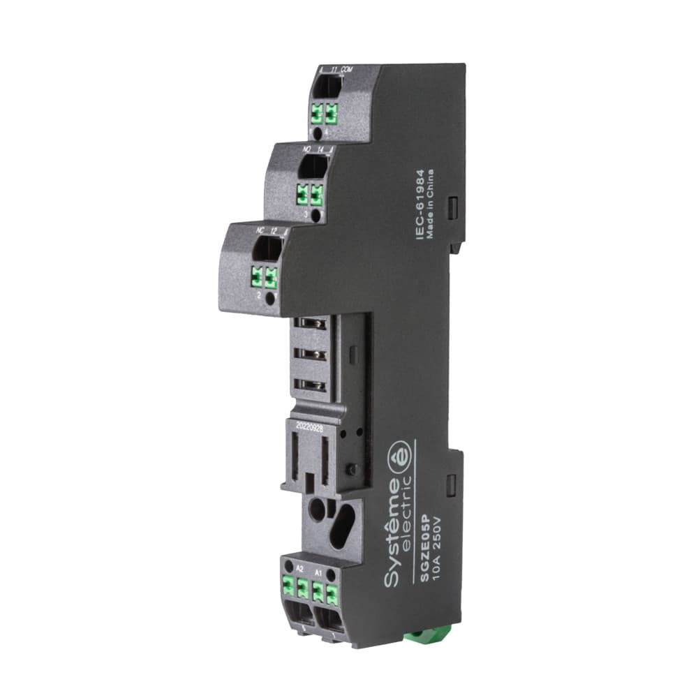 Systeme Electric Розетка для реле 1СО скоба mixed push in