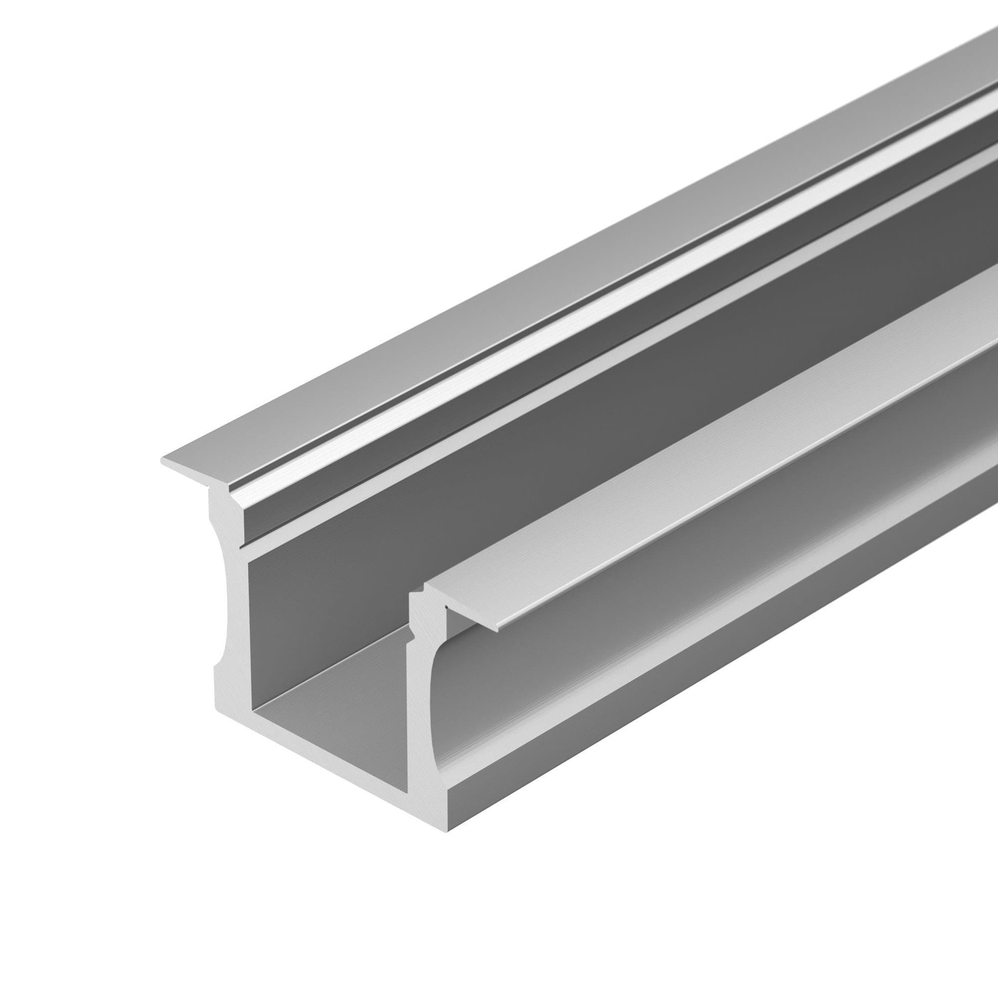 Arlight Профиль с экраном ALU-SLIM-H15-F-2000 ANOD+FROST (Алюминий) 018243 — миниатюра 3