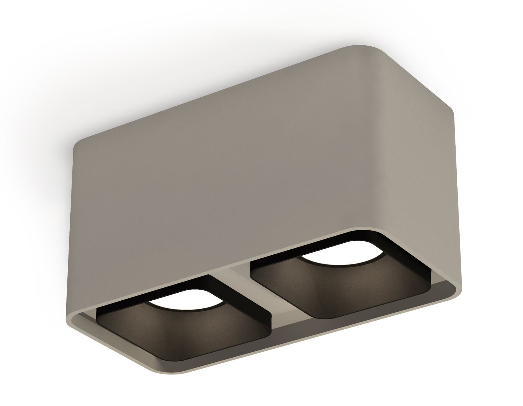 Ambrella Комплект накладного светильника XS7852002 SGR/SBK серый песок/черный песок MR16 GU5.3 (C7852, N7702) — миниатюра 1