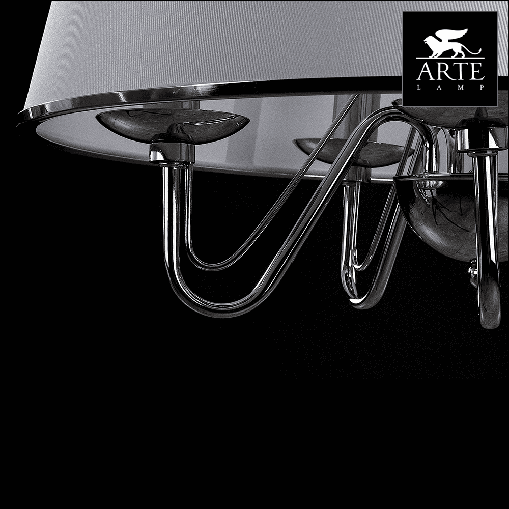 Arte Lamp Aurora Хром/Белая Люстра 40W E14 A1150SP-5CC — миниатюра 4