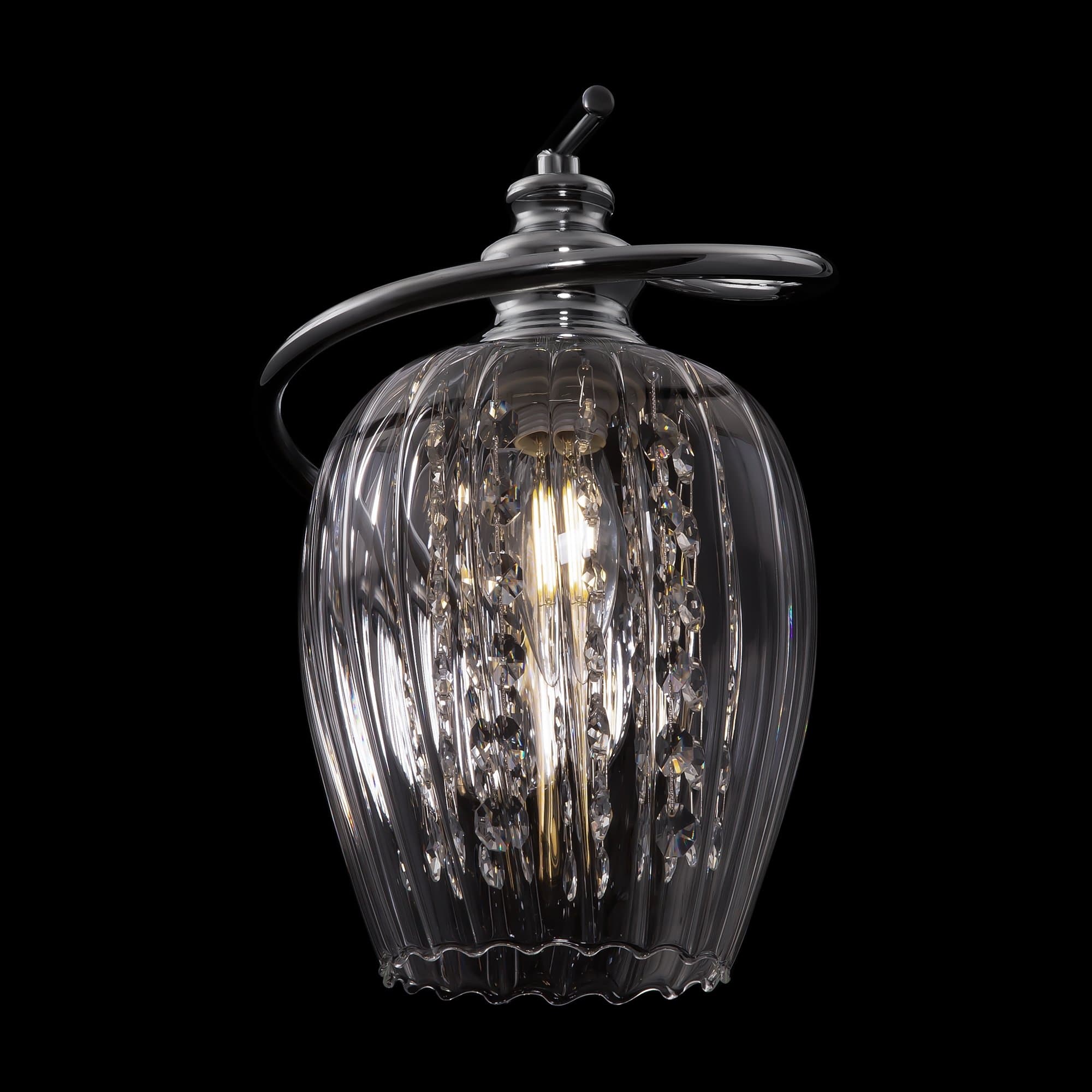 Maytoni Pendant Blues Никель Бра 1xE14 40W MOD044-WL-01-N — миниатюра 7